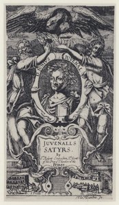 Juvenal, Satyrs, Tr Sir R Stapleton, H Moseley 1647 (b/w valokuva) tekijältä English Photographer