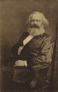 Karl Marx (1818-1883), saksalainen filosofi, taloustieteilijä, historioitsija ja poliittinen teoreetikko tekijältä English Photographer
