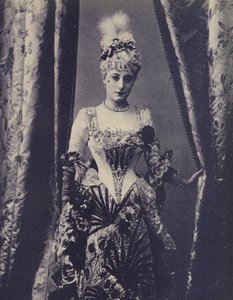 Kate Vaughan, englantilainen Gaiety Theatre -näyttelijä (m/v kuva) tekijältä English Photographer