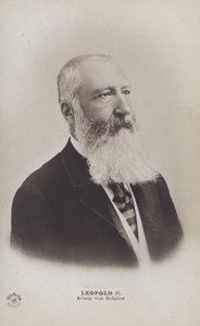 Belgian kuningas Leopold II (s/w-kuva) tekijältä English Photographer