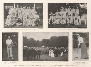 Viime viikkojen tennis- ja krokettiturnaukset ja julkisen koulun kriketti tekijältä English Photographer