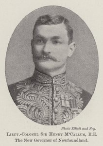 everstiluutnantti Sir Henry MCallum, RE, Newfoundlandin uusi kuvernööri tekijältä English Photographer