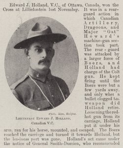 Luutnantti Edward J Holland, Kanadan VC tekijältä English Photographer