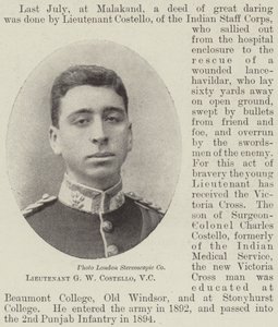Luutnantti G W Costello, VC tekijältä English Photographer