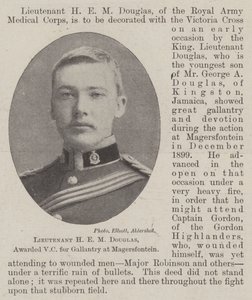 Luutnantti H E M Douglas, palkittu VC urheudesta Magersfonteinissa tekijältä English Photographer