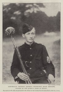 Luutnantti Thomson (Queens Edinburgh Rifle Brigade), Bisleyn Queens-palkinnon voittaja tekijältä English Photographer