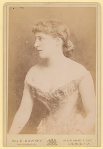 Lillie Langtry, näyttelijä, valokuva tekijältä English Photographer
