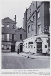 Lontoo: Savile Place, Savile Row