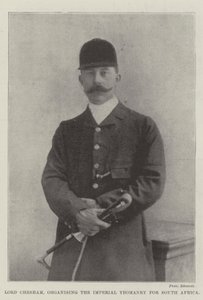 Lord Chesham, joka järjestää Imperial Yeomanryn Etelä-Afrikassa tekijältä English Photographer