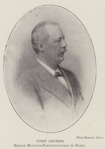 Lordi Cromer, Britannian täysivaltainen ministeri Egyptissä tekijältä English Photographer