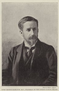 Lord George Hamilton, kansanedustaja, Lontoon koululautakunnan puheenjohtaja tekijältä English Photographer