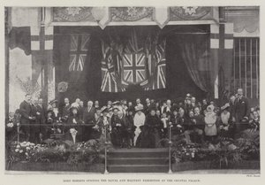Lord Roberts avaa meri- ja sotilasnäyttelyn Crystal Palacessa tekijältä English Photographer