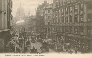 Ludgate Hill Lontoon Fleet Streetiltä tekijältä English Photographer