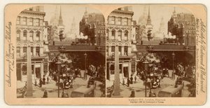 Ludgate Hill, stereoskooppinen näkymä tekijältä English Photographer