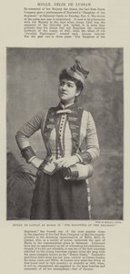 Mademoiselle de Lussan Mariana rykmentin tyttäressä tekijältä English Photographer