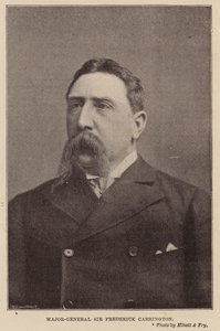 Kenraalimajuri Sir Frederick Carrington (m/v kuva) tekijältä English Photographer