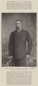 Kenraalimajuri Sir Frederick Carrington, KCMG, Etelä-Afrikan joukkojen uusi komentaja tekijältä English Photographer
