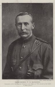 Kenraalimajuri W H Mackinnon, kaupungin Imperial Volunteersin komentaja ja Etelä-Afrikan CIV-lehden kirjoittaja tekijältä English Photographer