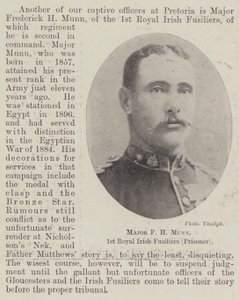 Majuri F H Munn, 1st Royal Irish Fusiliers (vanki) tekijältä English Photographer