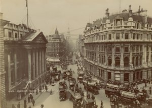 Mansion House, Queen Victoria Street ja Cheapside, Lontoo tekijältä English Photographer