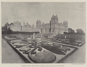 Mentmore Towers, lähellä Leighton Buzzardia, Buckinghamshire, Lord Roseberyn kotipaikka tekijältä English Photographer