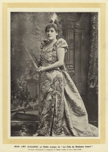Neiti Amy Augarde, Mdlle Lange, La Fille de Madame Angotissa