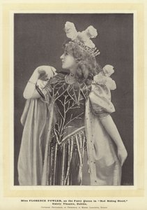 Miss Florence Fowler keijukuningattarena Red Riding Hoodissa, Gaiety Theatre, Dublin