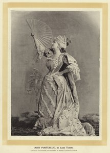 Miss Fortescue, Lady Teazlen roolissa
