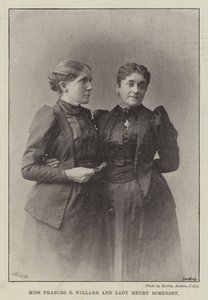 Neiti Frances E Willard ja Lady Henry Somerset tekijältä English Photographer