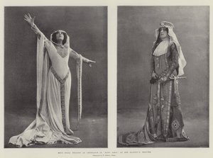 Neiti Julia Neilson Constancena King Johnissa, Hänen Majesteettinsa teatterissa