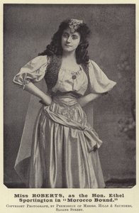 Miss Roberts Hon Ethel Sportingtonina Marokossa tekijältä English Photographer