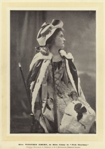 Miss Winifred Emery, Miss Linleynä Dick Sheridanissa