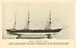 HMS Warriorin malli tekijältä English Photographer