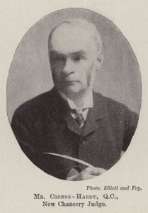 Herra Cozens-Hardy, QC, uusi kansliatuomari tekijältä English Photographer