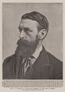 E J Poynter, RA, kuninkaallisen akatemian uusi presidentti tekijältä English Photographer