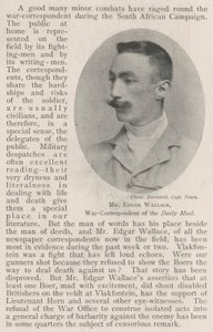Herra Edgar Wallace, Daily Mailin sotakirjeenvaihtaja tekijältä English Photographer