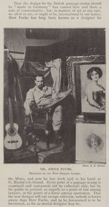 Emile Fuchs, uusien brittiläisten postimerkkien suunnittelija tekijältä English Photographer