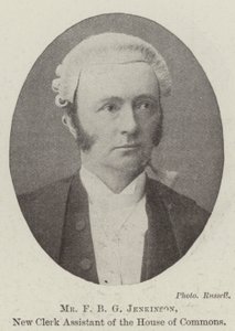 F B G Jenkinson, alahuoneen uusi virkailija-assistentti tekijältä English Photographer