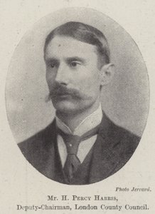Percy Harris, varapuheenjohtaja, Lontoon kreivikuntaneuvosto tekijältä English Photographer