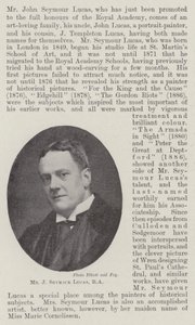 herra J Seymour Lucas, RA tekijältä English Photographer