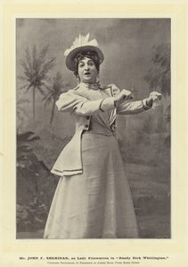 Herra John F Sheridan Lady Fitzwarrenina Dandy Dick Whittingtonissa