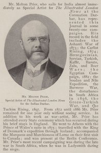 Mr Melton Prior, The Illustrated London Newsin erikoistaiteilija intialaiselle Durbarille tekijältä English Photographer