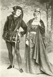 Mr R Mansield ja Miss B Cameron Richard III:na ja Lady Annena (syväpaino) tekijältä English Photographer