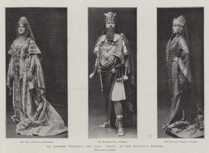 Herra Stephen Phillips Uusi näytelmä, Herodes, Hänen Majesteettinsa teatterissa tekijältä English Photographer