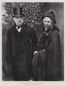 Herra ja rouva Gladstonet Hawardenissa vuonna 1895