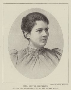 Rouva Grover Cleveland, Yhdysvaltain valitun presidentin vaimo tekijältä English Photographer