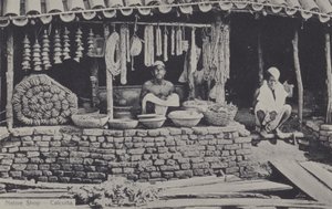 Alkuperäinen kauppa, Kalkutta, Intia (m/w kuva) tekijältä English Photographer