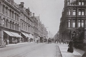 Newcastle, Grainger Street, Länsi (m/w kuva) tekijältä English Photographer