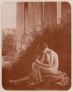 Nudistista taidetta: Melodia (s/w valokuva) tekijältä English Photographer