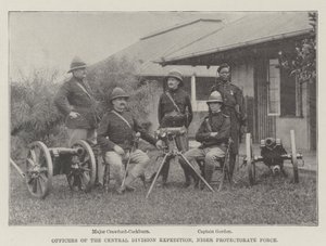 Keskusdivisioonan retkikunnan upseerit, Niger Protectorate Force tekijältä English Photographer